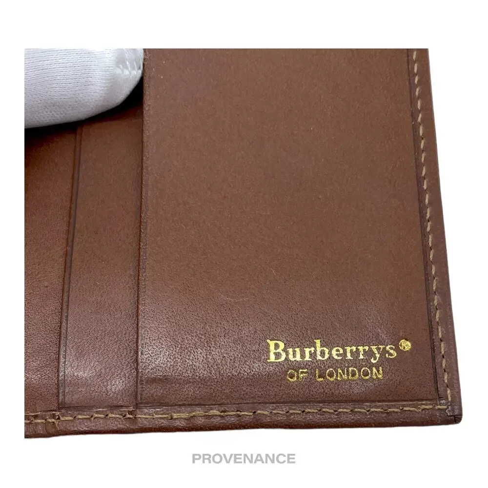 🔴 Burberry ID Bifold Wallet - Nova Check